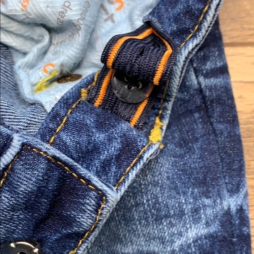 Gymboree Super Skinny Patch Jeans sz 5 Plus